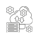Managed cloud operations icon